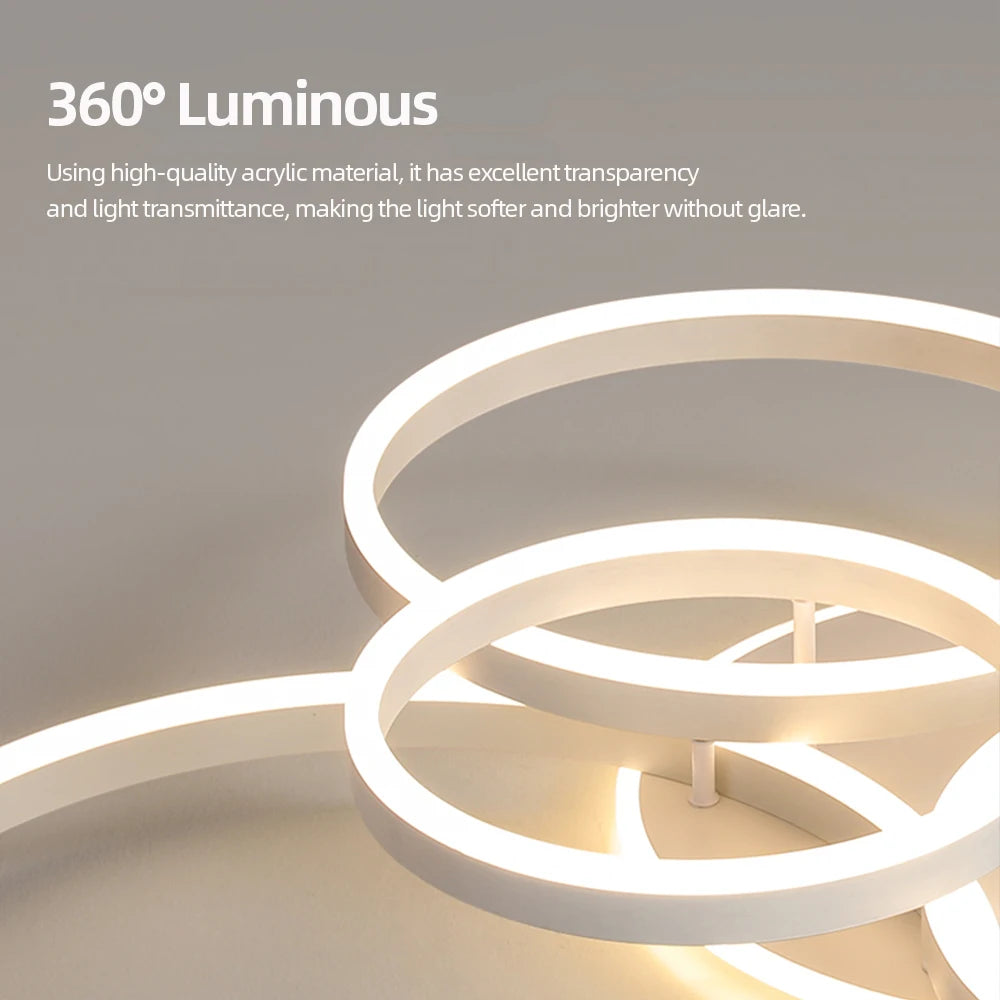 Lighting - Lustre Ceiling Chandelier Dimmable Ceiling Lamp LED Pendant Light Decoration Lamps for Living Study Room Bedroom Indoor Lighting