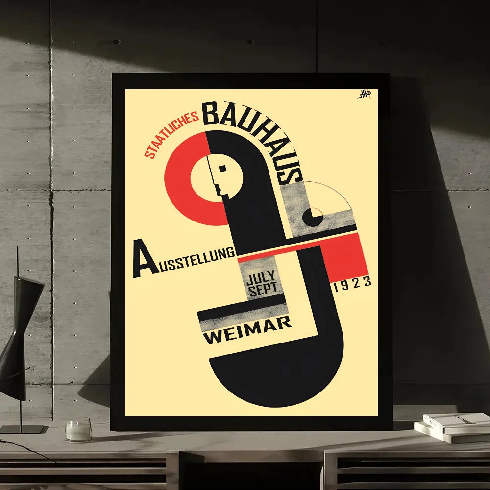 Artwork - Bauhaus Style Abstract Geometric Wall Art