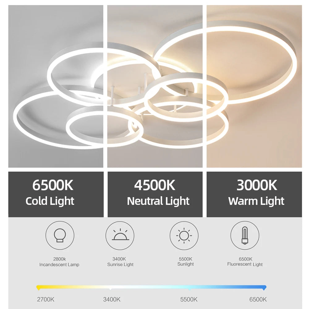Lighting - Lustre Ceiling Chandelier Dimmable Ceiling Lamp LED Pendant Light Decoration Lamps for Living Study Room Bedroom Indoor Lighting