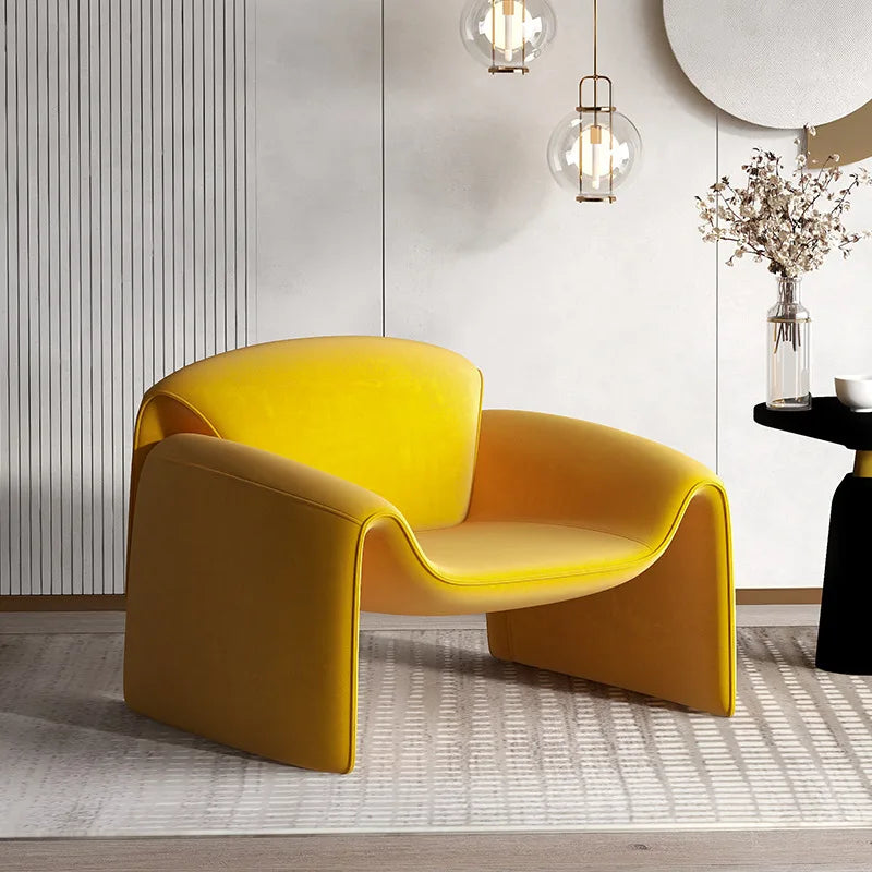 Home Decor - MOMO Crab Chair Single Chair Living Room Light Luxury Italian Minimalist High-end Creative Leisure Single Designer Sofa Chair