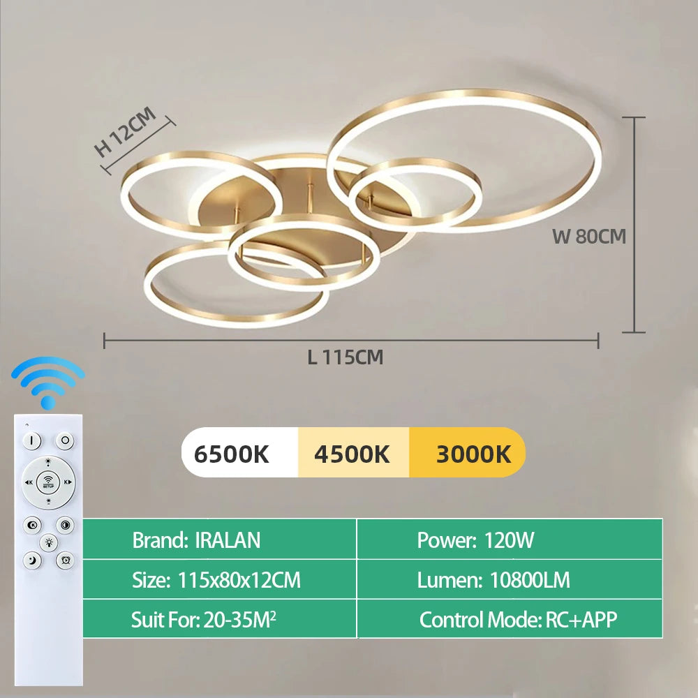 Lighting - Lustre Ceiling Chandelier Dimmable Ceiling Lamp LED Pendant Light Decoration Lamps for Living Study Room Bedroom Indoor Lighting