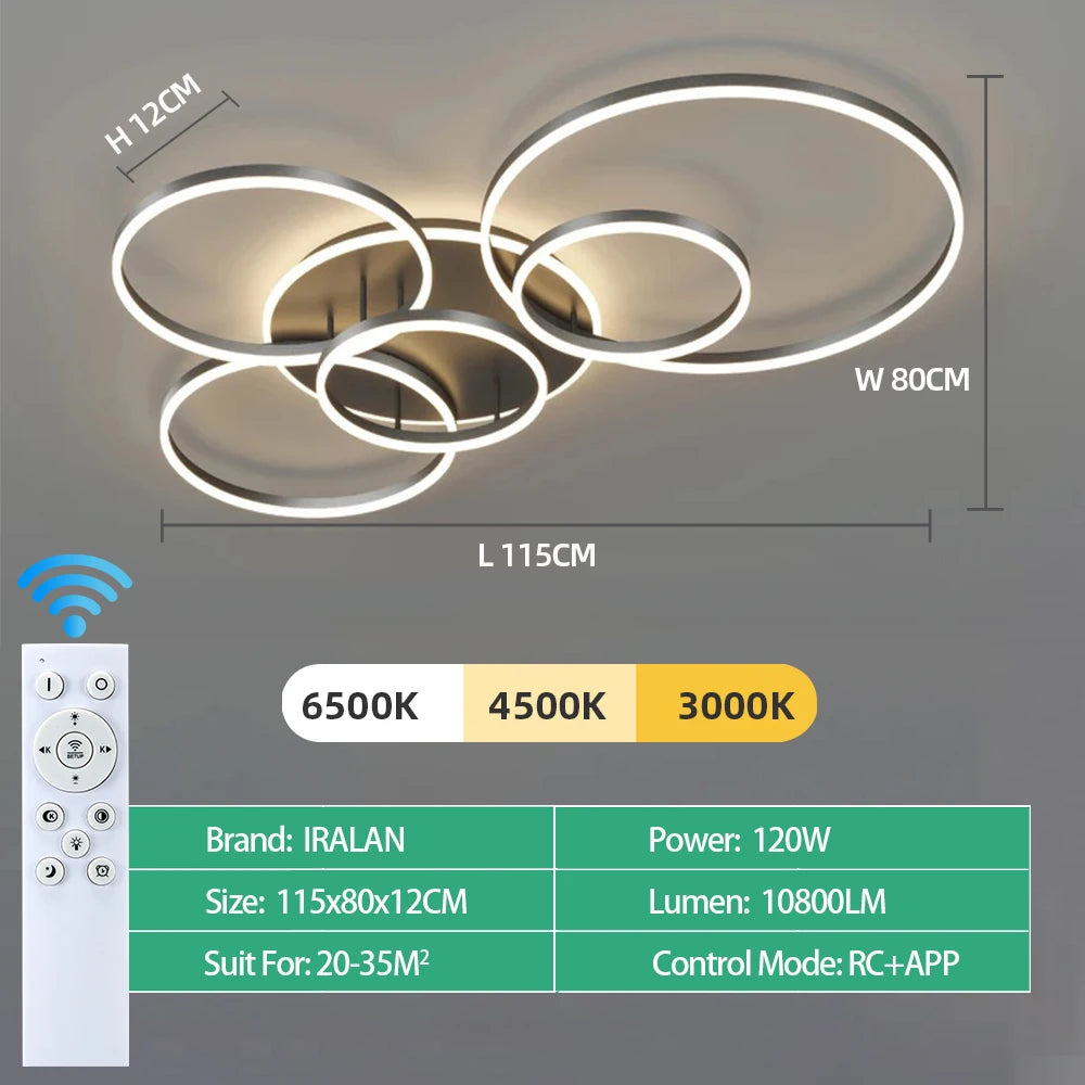 Lighting - Lustre Ceiling Chandelier Dimmable Ceiling Lamp LED Pendant Light Decoration Lamps for Living Study Room Bedroom Indoor Lighting