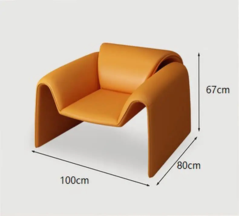 Home Decor - MOMO Crab Chair Single Chair Living Room Light Luxury Italian Minimalist High-end Creative Leisure Single Designer Sofa Chair