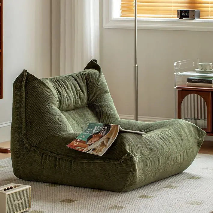 Home Decor - MOMO Lazy Person Sofa Bedroom Balcony Caterpillar Sofa Chair Influencer Small Sofa Lying Single Tatami