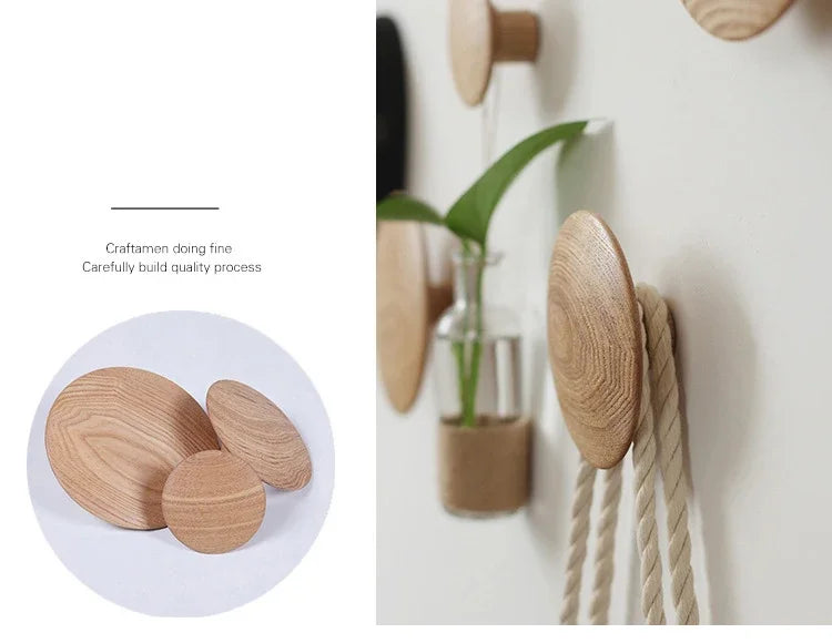 Home Decor - Decorative Wooden Wall Hook Rack
