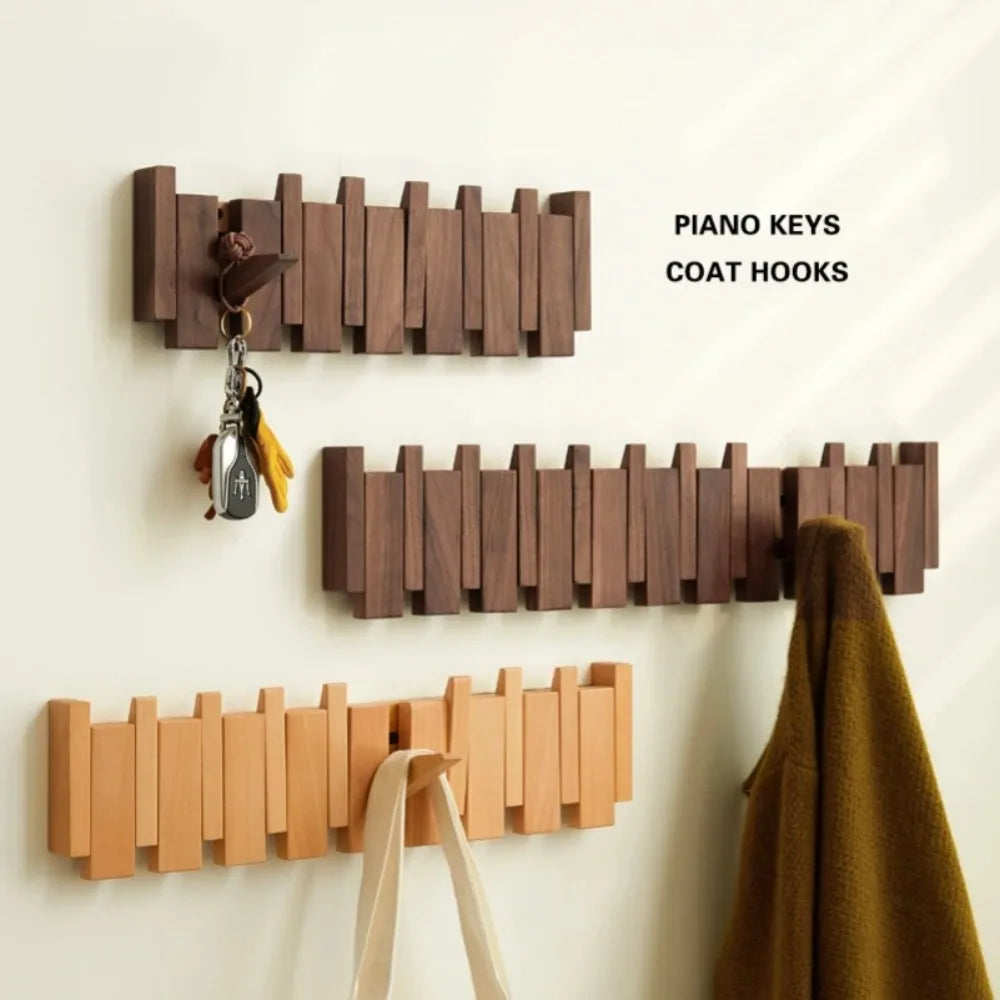 Home Decor - Piano Key Wall Coat Rack