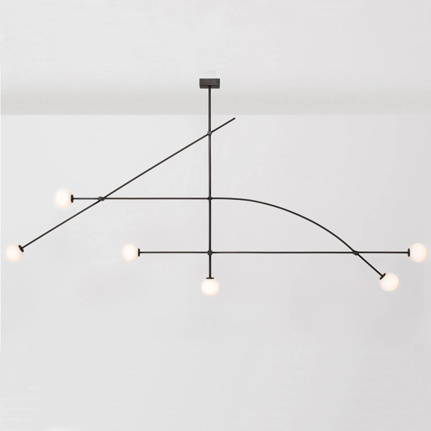 Lighting - Modern Multiple Chandelier Living Room Black Luminaire Pendant Light for Restaurant Bedroom Lustre Room Decor
