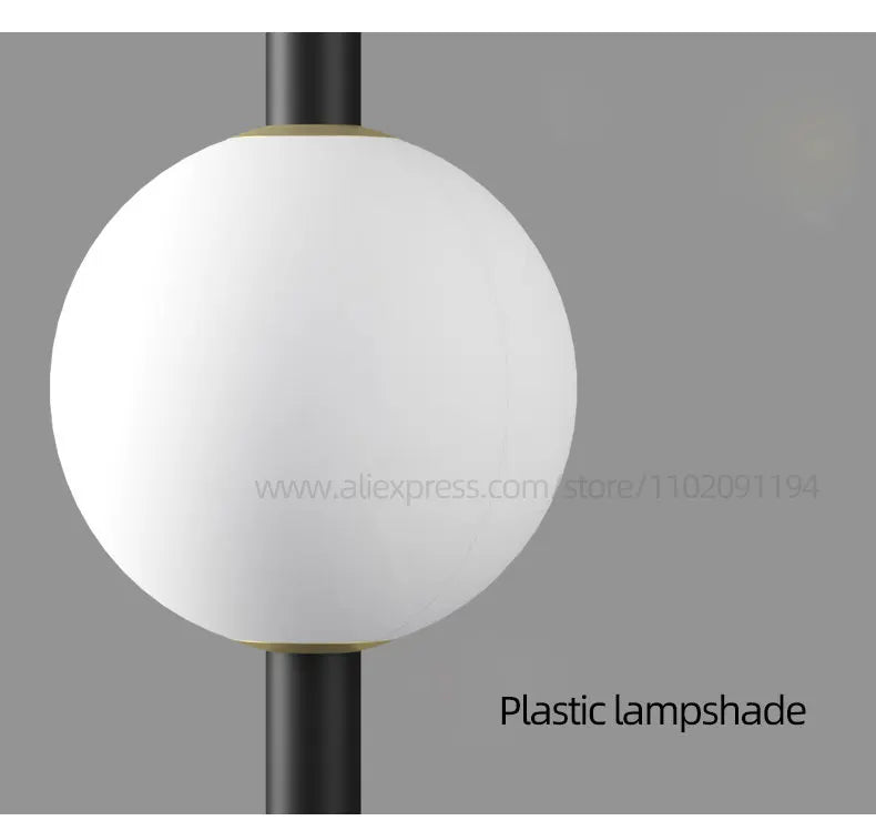 Lighting - Globe Chandelier Designer Villa Living Room Dining Table Apartment Hanging Lamps Nordic Modern Attic Double Staircase Pendant