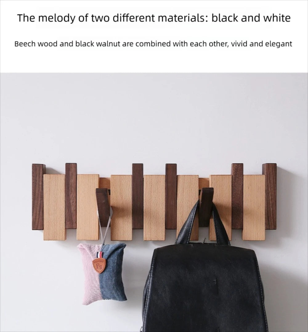 Home Decor - Piano Key Wall Coat Rack