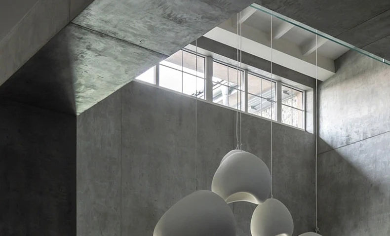 Lighting - Nordic Wabi Sabi Pendant Lamps Dining Room Lighting Modern Living Room Bedroom LED Ceiling Chandelier Loft Lustre Hanging Lights