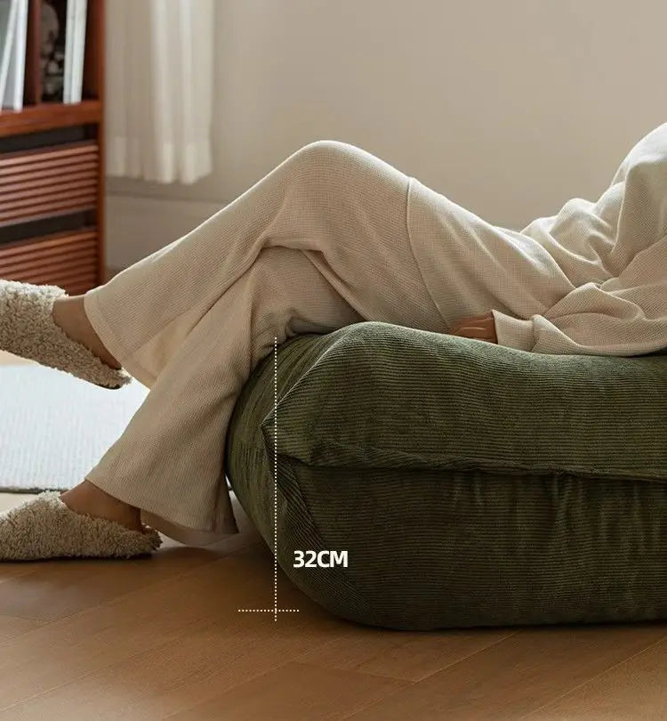 Home Decor - MOMO Lazy Person Sofa Bedroom Balcony Caterpillar Sofa Chair Influencer Small Sofa Lying Single Tatami