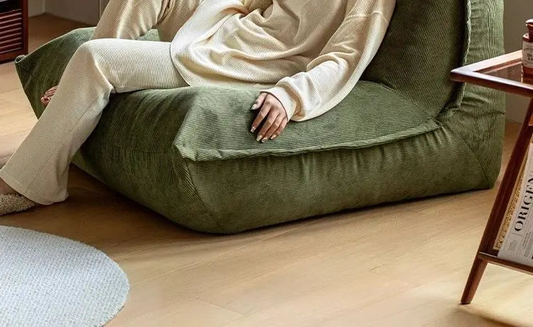 Home Decor - MOMO Lazy Person Sofa Bedroom Balcony Caterpillar Sofa Chair Influencer Small Sofa Lying Single Tatami