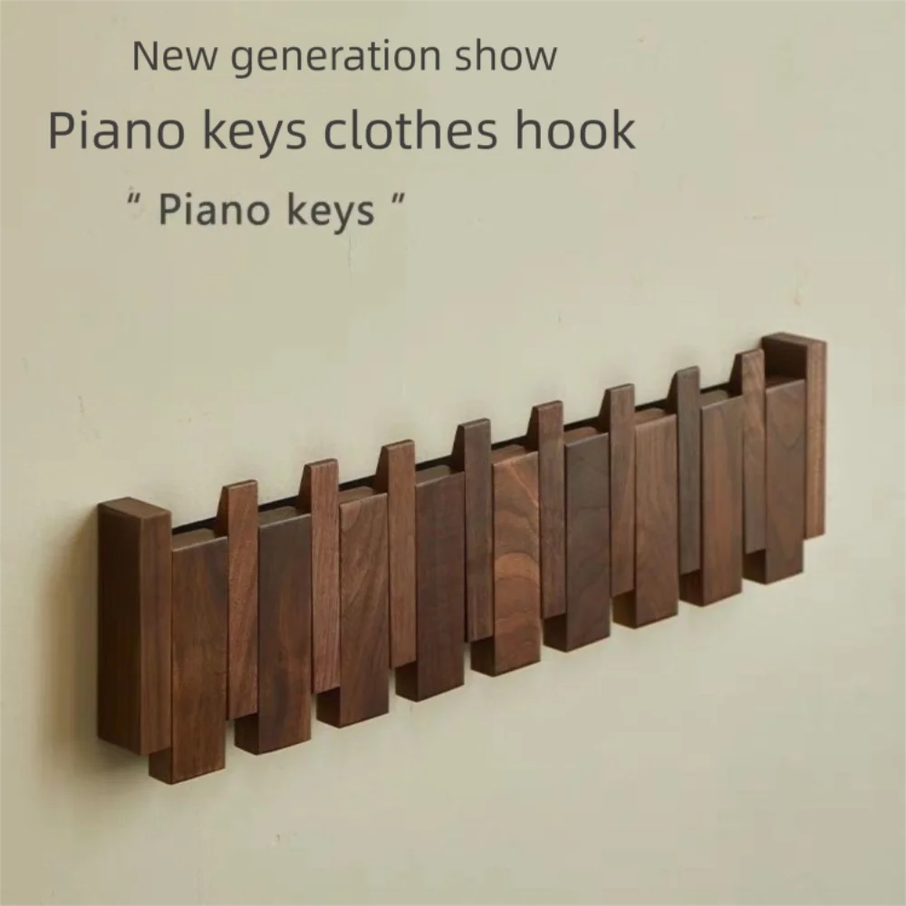 Home Decor - Piano Key Wall Coat Rack