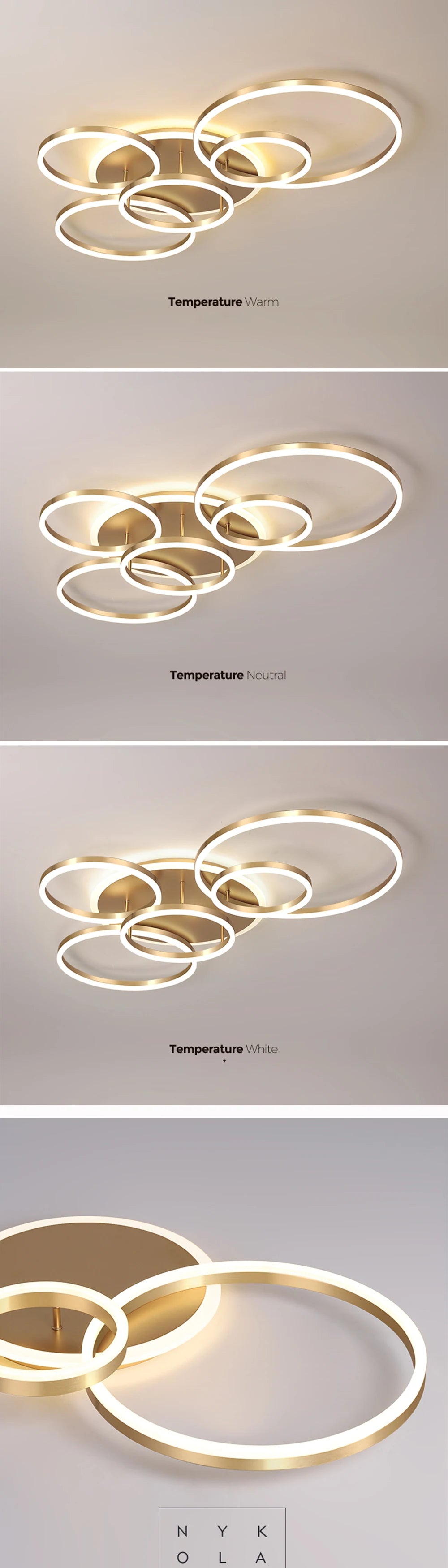 Lighting - Lustre Ceiling Chandelier Dimmable Ceiling Lamp LED Pendant Light Decoration Lamps for Living Study Room Bedroom Indoor Lighting